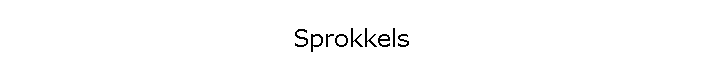 Sprokkels