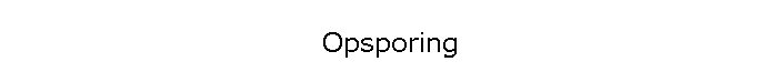 Opsporing