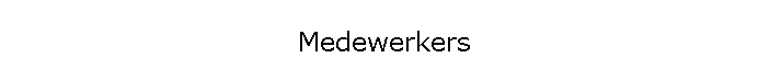 Medewerkers